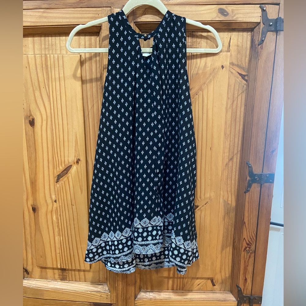 Boho black dress